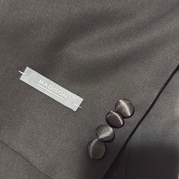 Madison black tie options blazers Tuxedo Jacket polyester and nylon blend. - Picture 16 of 16